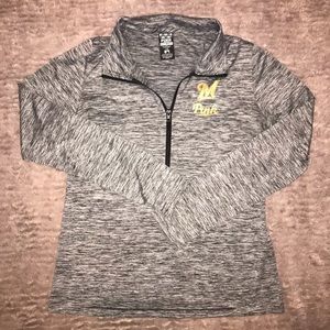 Victoria Secret PINK Brewers spandex quarter zip